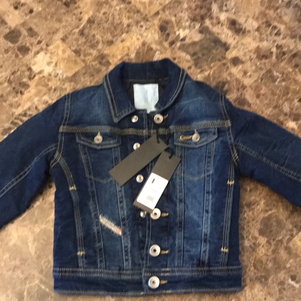 Diesel brand new denim jacket size 24 months